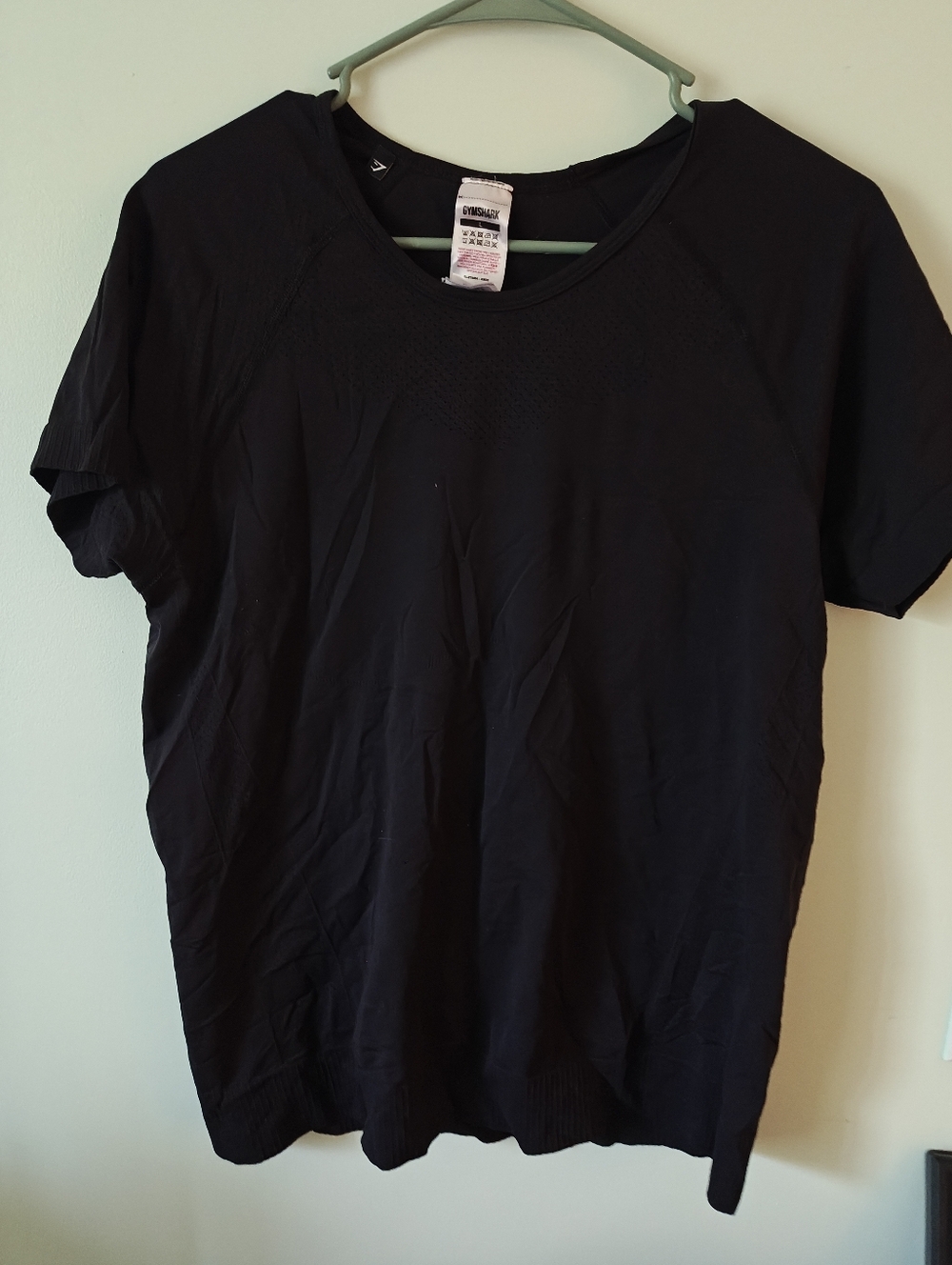 Gymshark Black Short Sleeve Active Tee